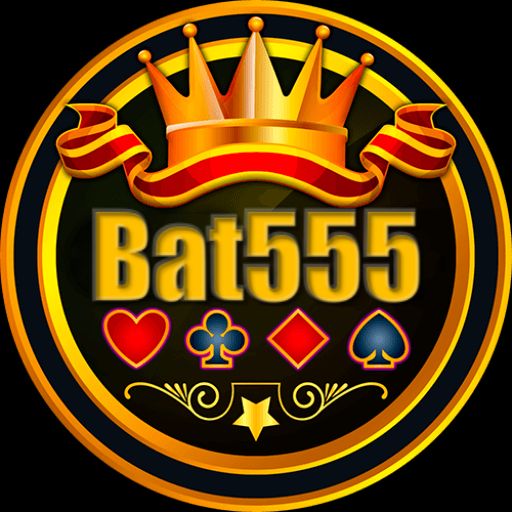 Bat555 casino themed characters celebrating wins with gold coins and slot machines